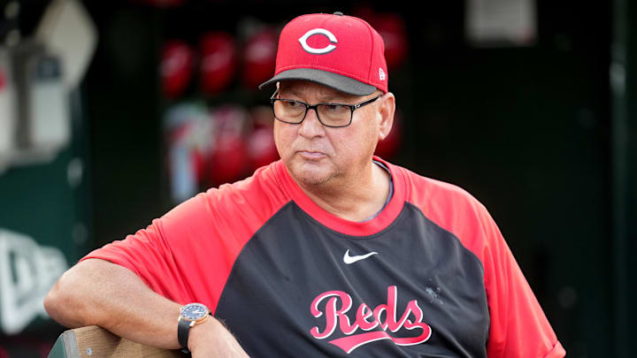 Cincinnati Reds manager Terry Francona Cincinnati Reds manager Terry Francona