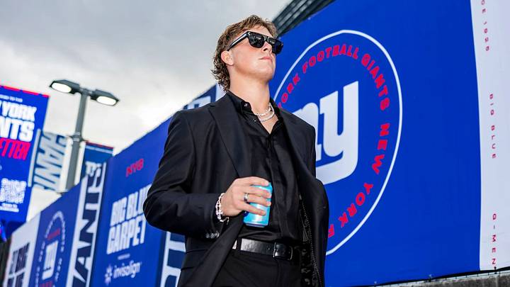 Jaxson Dart wears BOSS before the NFL season opener. Jaxson Dart wears BOSS before the NFL season opener.