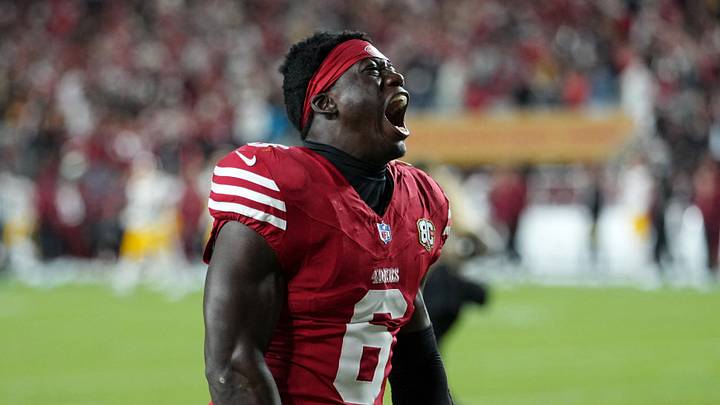 Oct 19, 2026; Santa Clara, California, USA; San Francisco 49ers safety Malik Mustapha (6) Oct 19, 2026; Santa Clara, California, USA; San Francisco 49ers safety Malik Mustapha (6)
