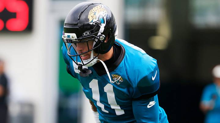 Jacksonville Jaguars wide receiver Parker Washington (11) sprints for a pass during the sixth day of NFL training camp at the Miller Electric Center on Tuesday, Aug. 4, 2026, in Jacksonville, Fla. Jacksonville Jaguars wide receiver Parker Washington (11) sprints for a pass during the sixth day of NFL training camp at the Miller Electric Center on Tuesday, Aug. 4, 2026, in Jacksonville, Fla.