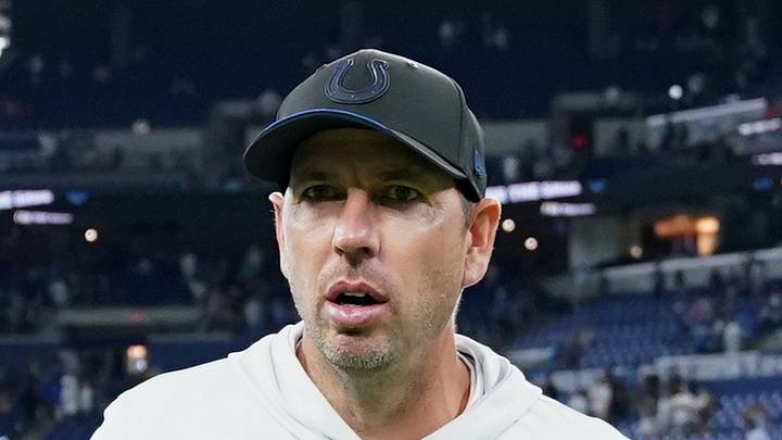 Indianapolis Colts head coach Shane Steichen walks off the field