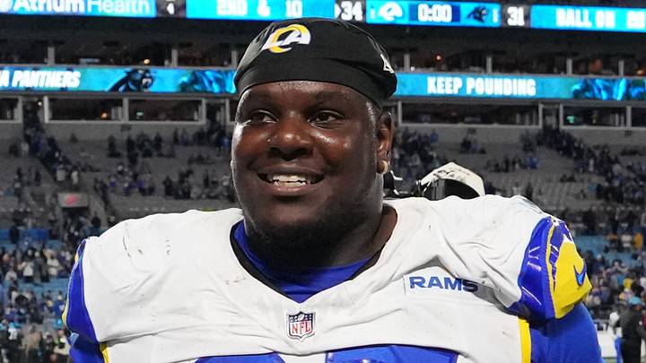 Los Angeles Rams defensive tackle Poona Ford.
