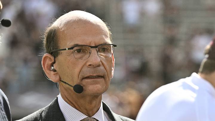 SEC Nation's Paul Finebaum on set. SEC Nation's Paul Finebaum on set.