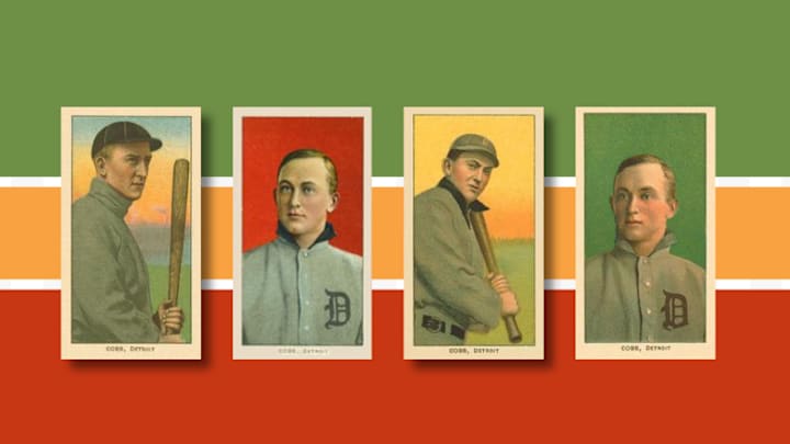 Ty Cobb quartet from T206 Ty Cobb quartet from T206