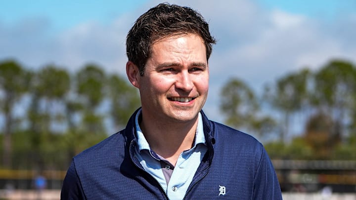 Detroit Tigers president of baseball operations Scott Harris