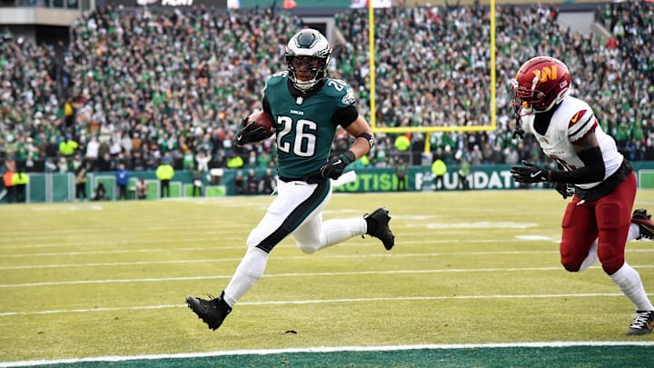 Barkley scored three touchdowns Sunday, and is a major reason the Eagles are positioned better than they were two years ago