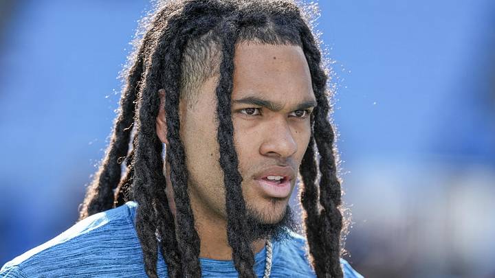 Carolina Panthers running back Jonathon Brooks