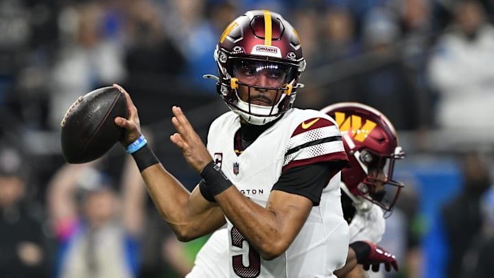 Daniels completed 69% of his passes and threw for 3,568 yards, 25 touchdowns and nine interceptions, leading the Commanders to the NFC championship game. 