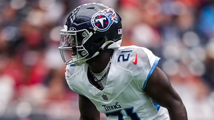 Tennessee Titans CB Roger McCreary Tennessee Titans CB Roger McCreary
