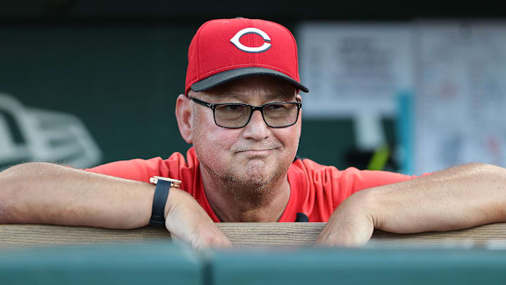 Cincinnati Reds manager Terry Francona Cincinnati Reds manager Terry Francona