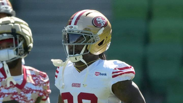 San Francisco 49ers running back Kaelon Black (26) San Francisco 49ers running back Kaelon Black (26)