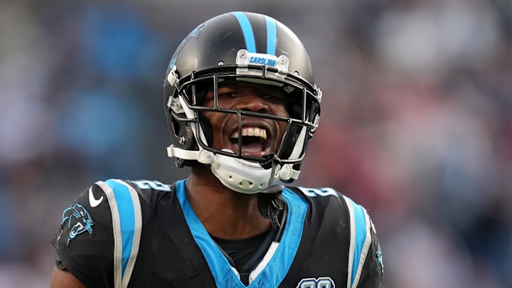 Carolina Panthers cornerback Mike Jackson Sr.