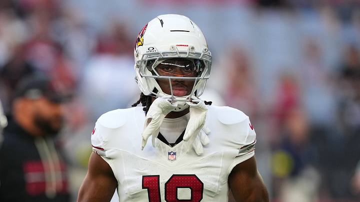 Dec 21, 2025; Glendale, Arizona, USA; Arizona Cardinals wide receiver Marvin Harrison Jr. (18) on the field during warm ups prior to a game against the Atlanta Falcons at State Farm Stadium. Mandatory Credit: Joe Camporeale-Imagn Images Dec 21, 2025; Glendale, Arizona, USA; Arizona Cardinals wide receiver Marvin Harrison Jr. (18) on the field during warm ups prior to a game against the Atlanta Falcons at State Farm Stadium. Mandatory Credit: Joe Camporeale-Imagn Images