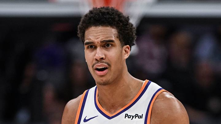 Phoenix Suns forward Oso Ighodaro (11) reacts during the second quarter against the Sacramento Kings' Golden 1 Center on March 3, 2026.