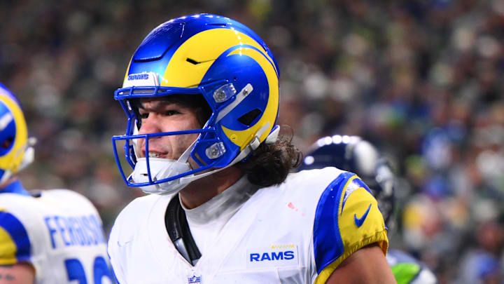  Los Angeles Rams wide receiver Puka Nacua (12). Mandatory Credit: Steven Bisig-Imagn Images