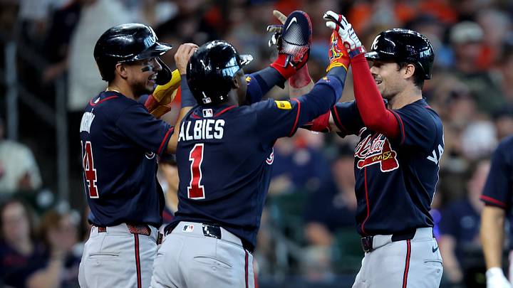The Braves can get the celebration going for another division title The Braves can get the celebration going for another division title