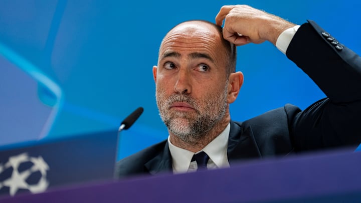 Juventus Training Session And Press Conference - UEFA Champions League 2025/26 League Phase MD3