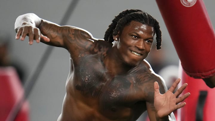 Ohio State Buckeyes linebacker Arvell Reese Ohio State Buckeyes linebacker Arvell Reese