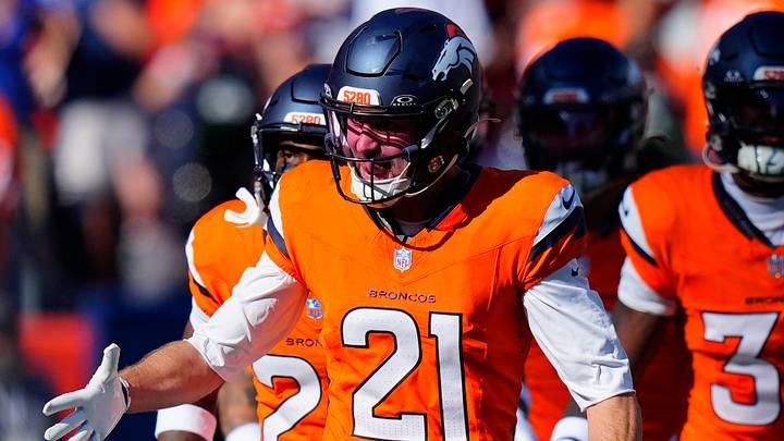 Denver Broncos cornerback Riley Moss Denver Broncos cornerback Riley Moss