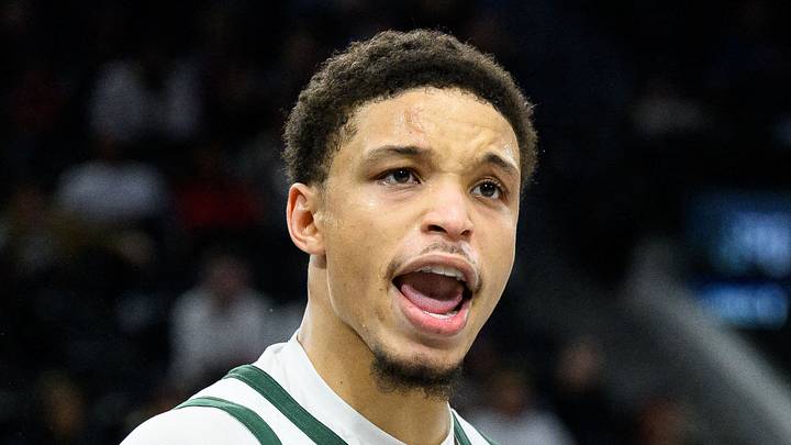Milwaukee Bucks guard Ryan Rollins (13) reacts during the second half against the Los Angeles Clippers at Intuit Dome on Mar 23, 2026. Milwaukee Bucks guard Ryan Rollins (13) reacts during the second half against the Los Angeles Clippers at Intuit Dome on Mar 23, 2026.