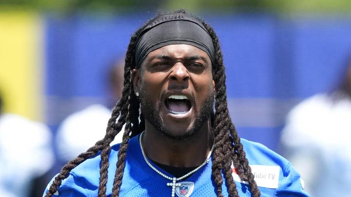 Los Angeles Rams receiver Davante Adams. Los Angeles Rams receiver Davante Adams.