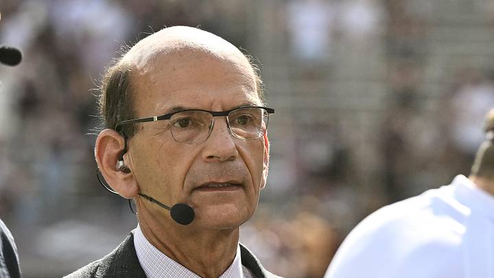 SEC Nation's Paul Finebaum on the set. 