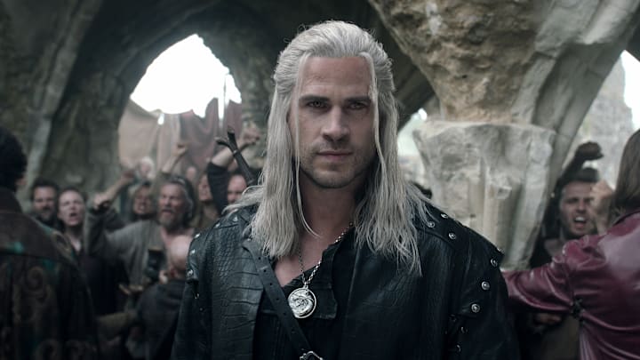 Geralt of Rivia (Liam Hemsworth) in The Witcher season 4.