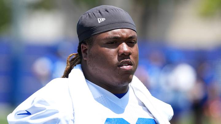 Los Angeles Rams defensive tackle Tim Keenan III. Los Angeles Rams defensive tackle Tim Keenan III.
