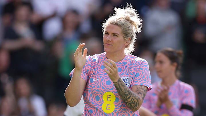 Millie Bright is standing-in as captain for injured Leah Williamson Millie Bright is standing-in as captain for injured Leah Williamson