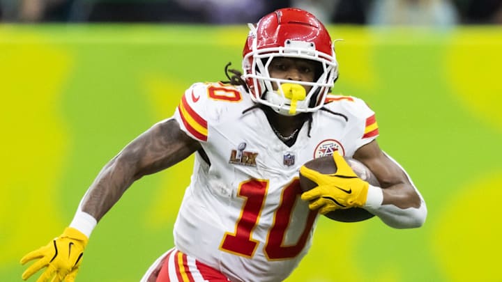 Chiefs RB Isiah Pacheco finished last season as a committee back, losing work to veteran teammate Kareem Hunt. Chiefs RB Isiah Pacheco finished last season as a committee back, losing work to veteran teammate Kareem Hunt.