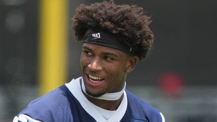 Dallas Cowboys defensive back Caleb Downs Dallas Cowboys defensive back Caleb Downs