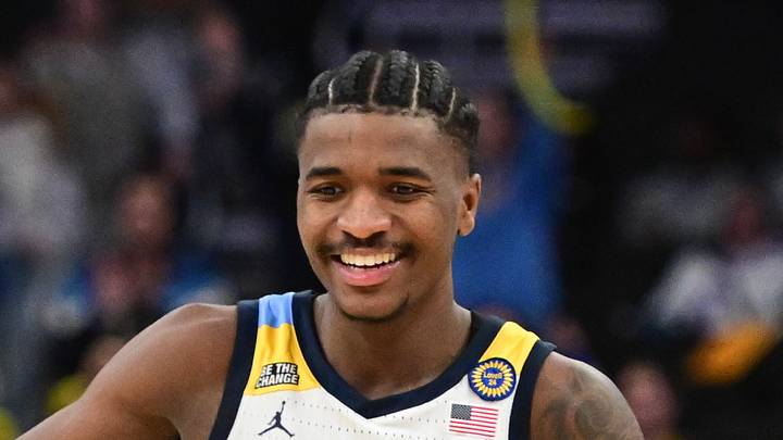 Marquette Golden Eagles guard Kam Jones (1) reacts with forward Royce Parham (13) in the second half against the Western Carolina Catamounts at Fiserv Forum on November 30, 2024.