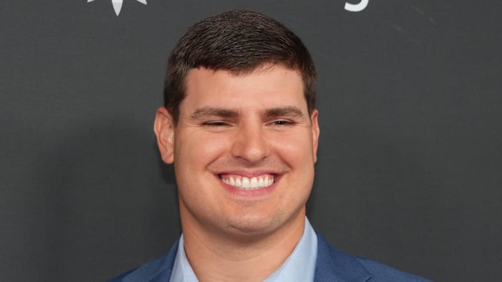 Feb 6, 2025; New Orleans, LA, USA;  Trey Hendrickson on the red carpet before Super Bowl LIX NFL Honors at Saenger Theatre. Mandatory Credit: Kirby Lee-Imagn Images