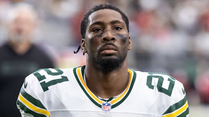 Green Bay Packers cornerback Nate Hobbs