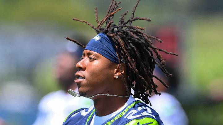 Seattle Seahawks wide receiver Rashid Shaheed during minicamp at Virginia Mason Athletic Center. Seattle Seahawks wide receiver Rashid Shaheed during minicamp at Virginia Mason Athletic Center.