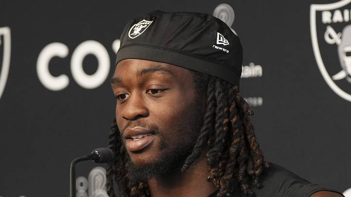 May 20, 2026; Henderson, NV, USA; Las Vegas Raiders running back Ashton Jeanty (2) speaks during a news conference during organized team activities at Intermountain Health Performance Center. Mandatory Credit: Candice Ward-Imagn Images May 20, 2026; Henderson, NV, USA; Las Vegas Raiders running back Ashton Jeanty (2) speaks during a news conference during organized team activities at Intermountain Health Performance Center. Mandatory Credit: Candice Ward-Imagn Images