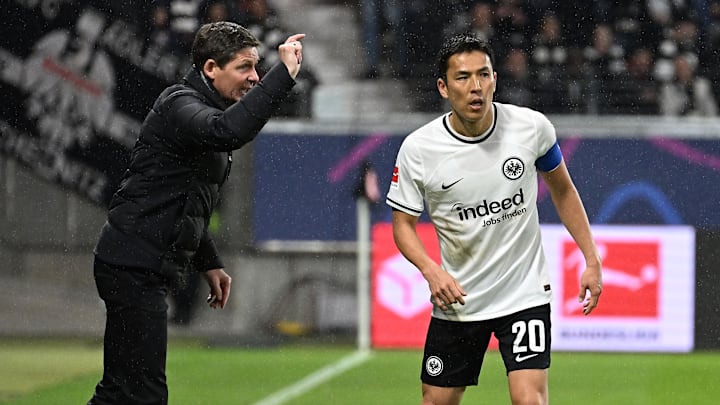 Oliver Glasner (l.) hat in der Defensive einige Ausfälle zu beklagen