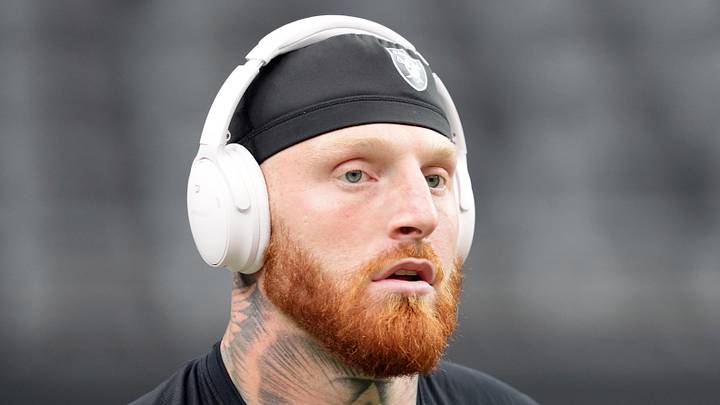 Oct 4, 2026; Paradise, Nevada, USA; Las Vegas Raiders defensive end Maxx Crosby before the game against the Kansas City Chiefs at Allegiant Stadium. Mandatory Credit: Joe Camporeale-Imagn Images Oct 4, 2026; Paradise, Nevada, USA; Las Vegas Raiders defensive end Maxx Crosby before the game against the Kansas City Chiefs at Allegiant Stadium. Mandatory Credit: Joe Camporeale-Imagn Images