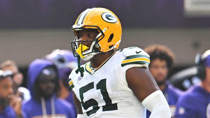 Green Bay Packers defensive end Dani Dennis-Sutton