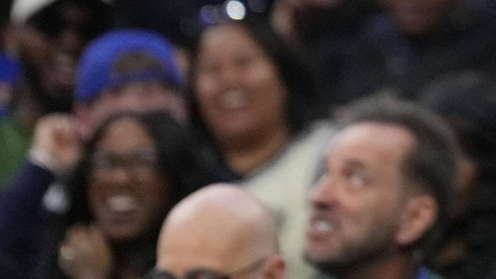 Apr 12, 2026; Philadelphia, Pennsylvania, USA; Milwaukee Bucks forward Giannis Antetokounmpo reacts during the game against the Philadelphia 76ers at Xfinity Mobile Arena. Mandatory Credit: Kyle Ross-Imagn Images