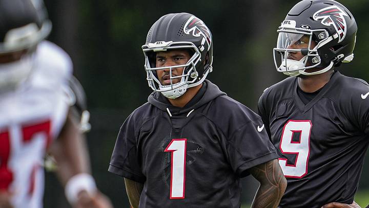 Tua Tagovailoa will battle Michael Penix Jr. for the starting quarterback role on the Atlanta Falcons. Tua Tagovailoa will battle Michael Penix Jr. for the starting quarterback role on the Atlanta Falcons.