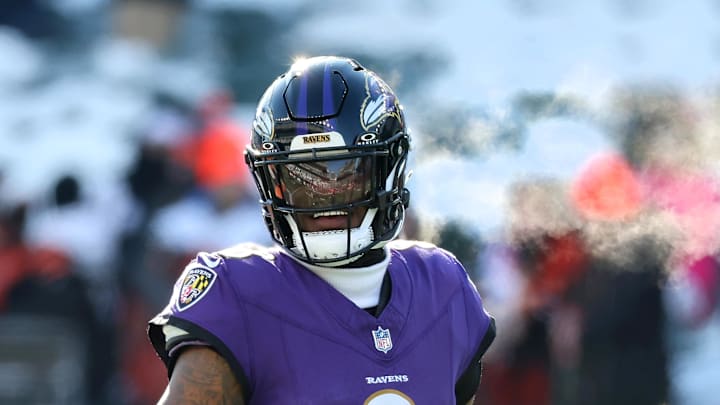 Dec 14, 2025; Cincinnati, Ohio, USA; Baltimore Ravens quarterback Lamar Jackson (8) warms up before the game against the Cincinnati Bengals at Paycor Stadium. Mandatory Credit: Joseph Maiorana-Imagn Images Dec 14, 2025; Cincinnati, Ohio, USA; Baltimore Ravens quarterback Lamar Jackson (8) warms up before the game against the Cincinnati Bengals at Paycor Stadium. Mandatory Credit: Joseph Maiorana-Imagn Images