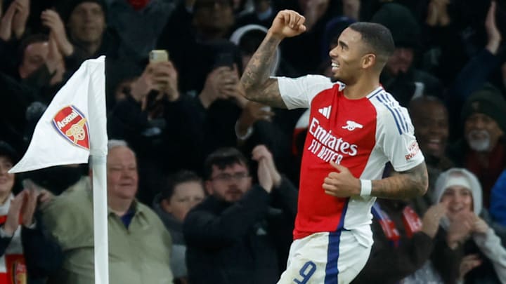 Gabriel Jesus emerged as Arsenal's midweek hero