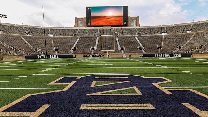 Recently renovated Notre Dame Stadium