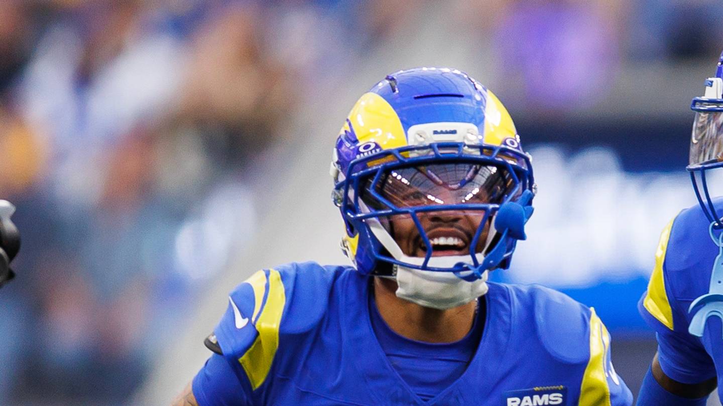 Sam Rennell Rams Rams star defensive back sinks Seahawks with 2 of 4 Sam Darnold ...