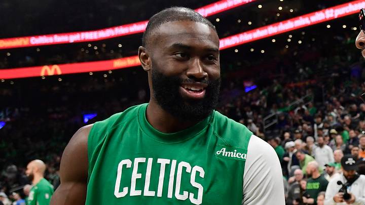 Former Boston Celtics guard Jaylen Brown (7).