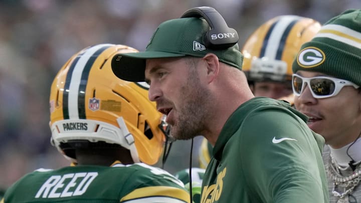 Green Bay Packers quarterback coach Sean Mannion Green Bay Packers quarterback coach Sean Mannion