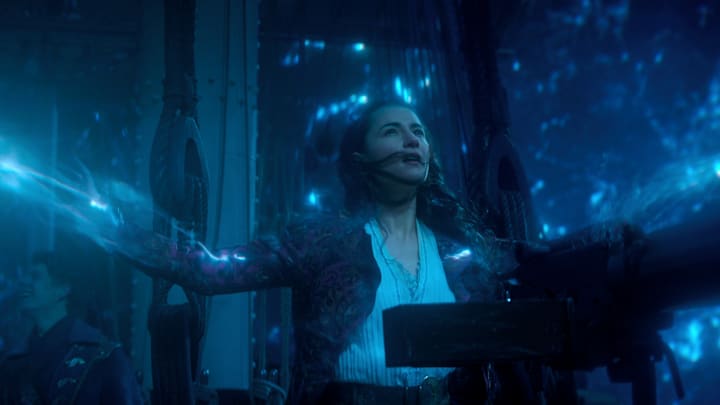 Shadow and Bone. Jessie Mei Li as Alina Starkov in episode 203 of Shadow and Bone. Cr. Courtesy of Netflix © 2023