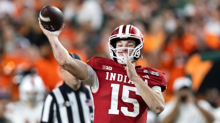 Indiana quarterback Fernando Mendoza is projected to be the first overall pick in the 2026 NFL Draft. Indiana quarterback Fernando Mendoza is projected to be the first overall pick in the 2026 NFL Draft.