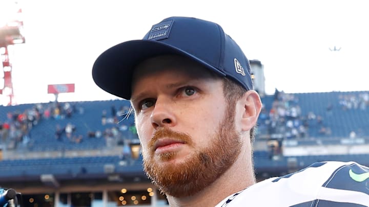 Sam Darnold of the Seattle Seahawks Sam Darnold of the Seattle Seahawks